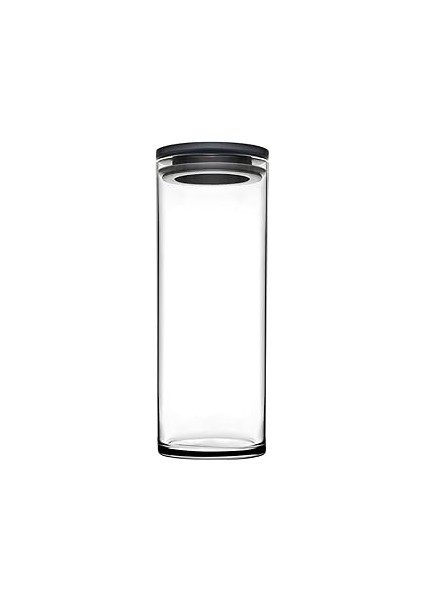 Breakfast Saklama Kavanozu - 1250 cc - 2'li - Gri Kapak