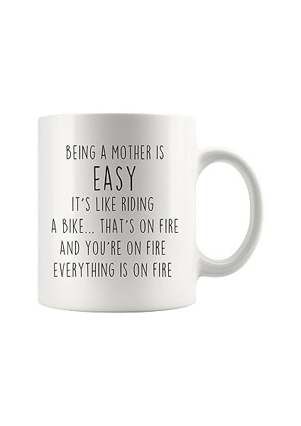 Print Dore Anne Kupa Bardak, Ingilizce Anne Kupa, Anne Kupası, Ingilizce Anne Hediyesi, Anne F