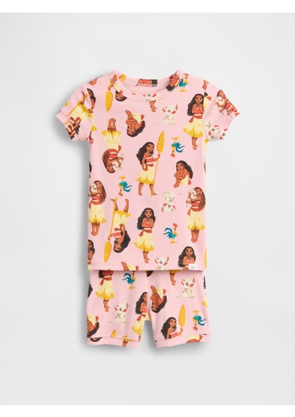 Bebek Turuncu Gap × Disney Bebek ve Yürümeye Başlayan Çocuklar Organik Brushed Pamuk Pijama Takımı