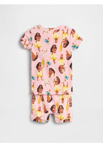 Bebek Turuncu Gap × Disney Bebek ve Yürümeye Başlayan Çocuklar Organik Brushed Pamuk Pijama Takımı
