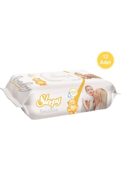 Sensitive Islak Mendil 12X90 Adet