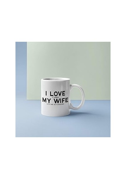 Print Dore Su Kayağı Kupa Bardak, Sevgililer Günü Hediye, Su Kayakçısı Kahve Bardağı, Ing