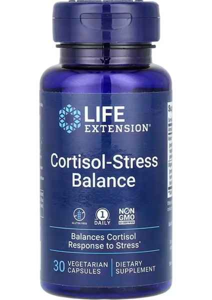 Cortisol-Stress Balance, 30 Vegetarian Capsules