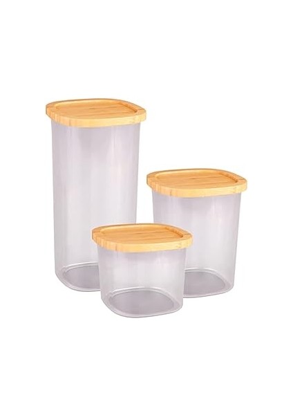 Sade - 3''lü Saklama Kabı Renksiz Bedensiz