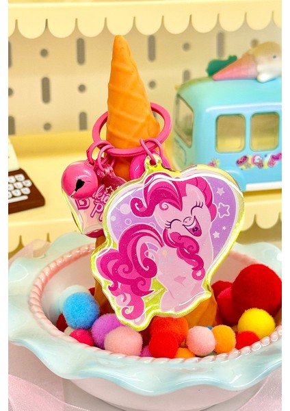 My Little Pony Lisanslı Lazer Akrilik Anahtarlık
