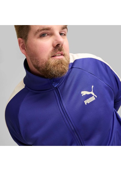 Erkek Mor Puma T7 Iconıc Track Jacket Mor Erkek Fermuarlı Ceket