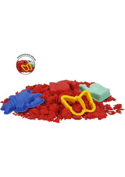 Crafy Kırmızı Kinetik Kum 500 G