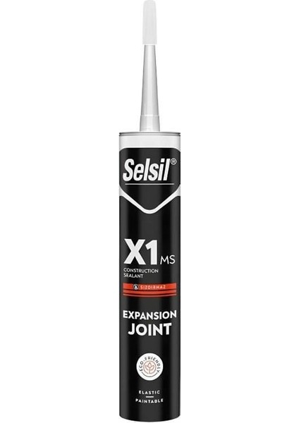 Selsil X1 Ms 290 ml Polimer Mastik Beyaz Islak Zemin Için