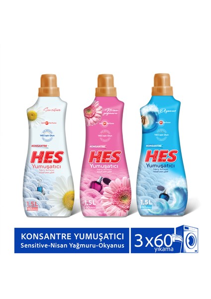 Konsantre Yumuşatıcı 3*1. 5l