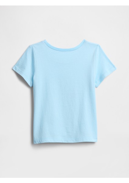 Kız Bebek Açık Mavi Babygap Grafik T-Shirt modelleri