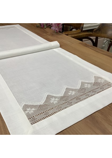 Iğne Oya Lı Runner - 50*150 cm