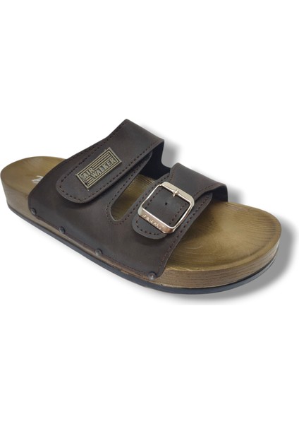 606-25 Anatomik Çift Bant Suya Dayanıklı Erkek Terlik