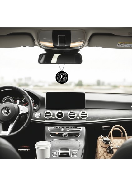 P Harfli Pleksi Dikiz Ayna Araba Süsü I Model - 3 I Kişiye Özel I Firmalara Özel I Universal Araba Ayna Süsü modelleri