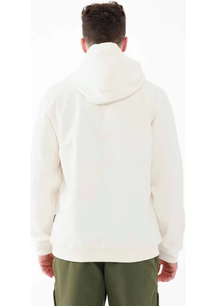 Oliver Erkek Kapüşonlu Sıfır Yaka Sweatshirt Beyaz indirimleri
