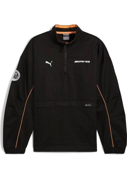 Erkek Siyah Puma Amg Statement Woven Jacket Siyah Erkek Fermuarlı Ceket