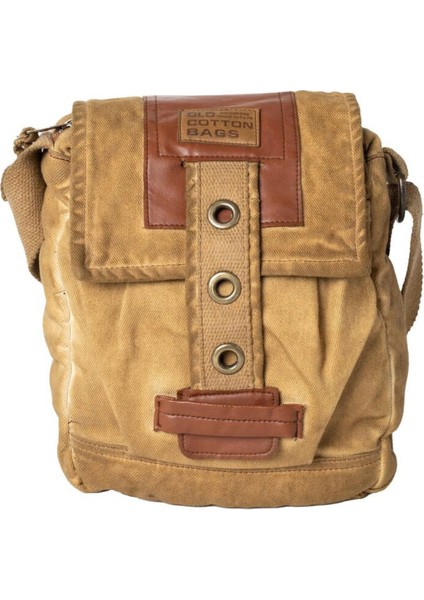 Old Cotton 8127 Yeşil Haki New Living Omuz Postacı Salaş Kanvas Vintage Günlük Vintage Pamuk Kumaş Çanta fiyatları