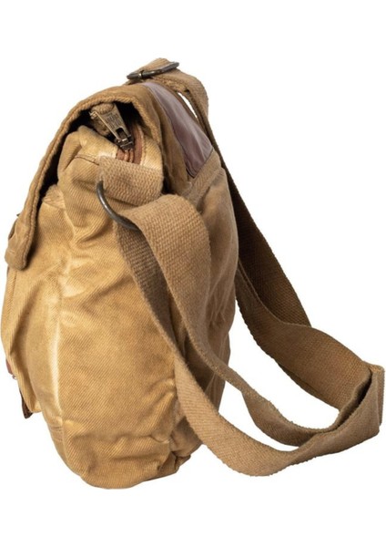 Old Cotton 8127 Yeşil Haki New Living Omuz Postacı Salaş Kanvas Vintage Günlük Vintage Pamuk Kumaş Çanta modelleri