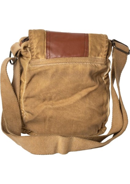 Old Cotton 8127 Yeşil Haki New Living Omuz Postacı Salaş Kanvas Vintage Günlük Vintage Pamuk Kumaş Çanta fırsatları