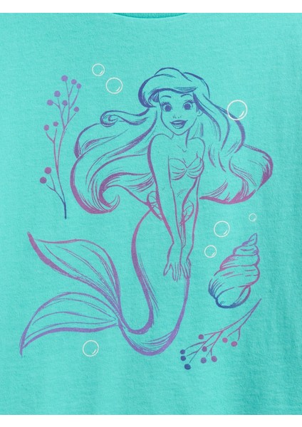Kız Bebek Mavi Lilo & Stitch Grafik Baskılı T-Shirt fiyatları