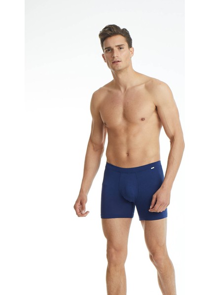 9313 ERKEK SİLVER LACİVERT BOXER