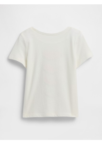 Kız Bebek Beyaz Babygap Grafik T-Shirt modelleri