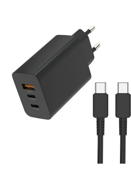 Yk Design Samsung Tüm Modellere Uyumlu 3in 1 Hızlı 65W Usb-C Şarj Adaptörü YK-SR66 fiyatları