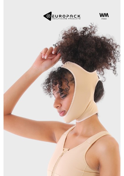 LP-105 Ameliyat Sonrası Yüz, Çene, Boyun Destek Bandajı - Yüz Korsesi - Çift Katlı fiyatları