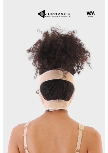 LP-105 Ameliyat Sonrası Yüz, Çene, Boyun Destek Bandajı - Yüz Korsesi - Çift Katlı modelleri