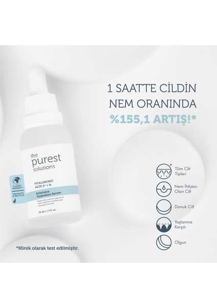 Nemlendirici & Dolgunlaştırıcı Hyaluronik Asit Serum Cilt Bakım Seti: 30 ml Serum + 8 ml Tanışma Boy fiyatları