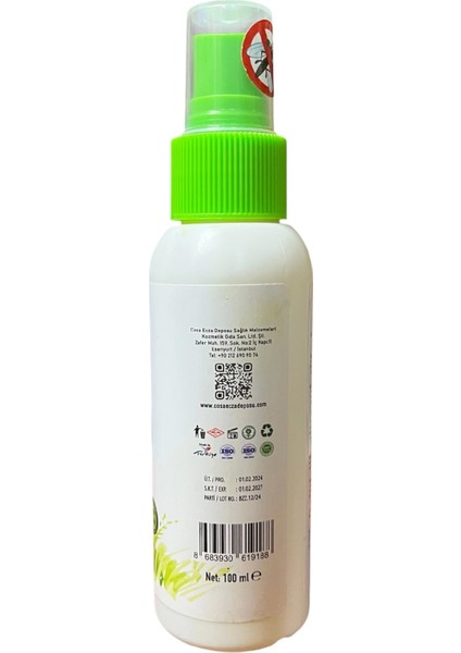 Doğal Sivrisinek ve Kene Kovucu Vücut Spreyi Buzzz 100 Ml, 1 Adet DVD Lokman Aktar fiyatları