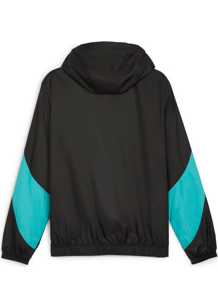 Erkek Siyah Puma Mapf1 Woven Jacket Siyah Erkek Fermuarlı Ceket