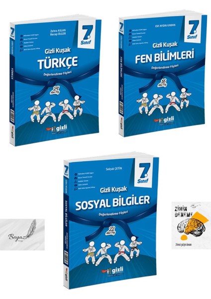 Gizli 7.sınıf Gizli Kuşak Türkçe Fen Bilimleri Sosyal Bilgiler Değerlendirme Föyleri Zihin Deneme