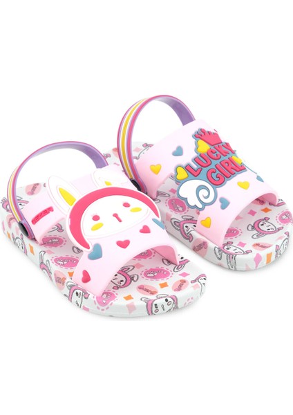 Yazlık Kız Çocuk Islak Zemine Uygun Lucky Girl Günlük Havuz Plaj Terlik-Sandalet modelleri
