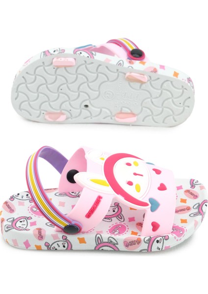 Yazlık Kız Çocuk Islak Zemine Uygun Lucky Girl Günlük Havuz Plaj Terlik-Sandalet indirimleri