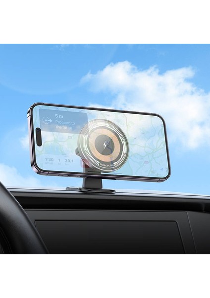 Magsafe ile Uyumlu Manyetik Kablosuz Hızlı Şarj Araç Tutucu, 360° Döner, Evrensel Uyumluluk, Kolay Kurulum, Hızlı Şarj Desteği ile Akıllı Telefon Tutucu BH212 fiyatları