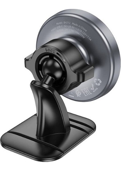 Magsafe ile Uyumlu Manyetik Kablosuz Hızlı Şarj Araç Tutucu, 360° Döner, Evrensel Uyumluluk, Kolay Kurulum, Hızlı Şarj Desteği ile Akıllı Telefon Tutucu BH212 fırsatları