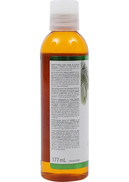 Originals By Africa’s Best Carrot & Tea-Tree Saç ve Cilt Için Bakım Yağı 177ML fırsatları