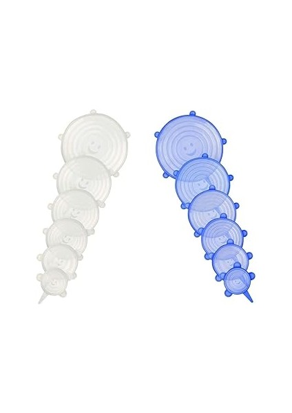 Tazeliği Koruyan 6 Lı Silikon Strech Kapaklar