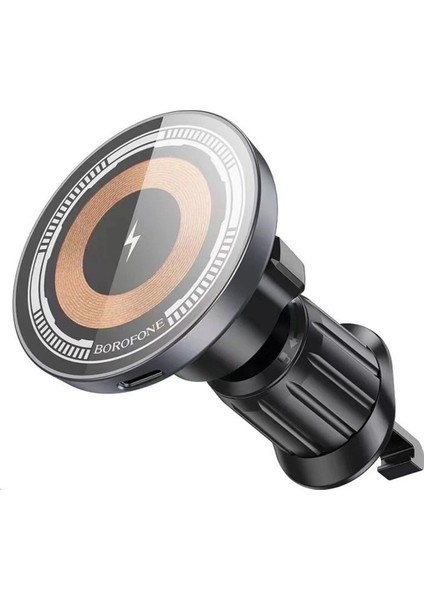Magsafe ile Uyumlu Mıknatısla Sabitlenen Kablosuz Şarj Destekli Araç Telefon Tutucu - iPhone ile Uyumlu ve Kablosuz Şarj Desteği Olan Telefonlar Için BH211