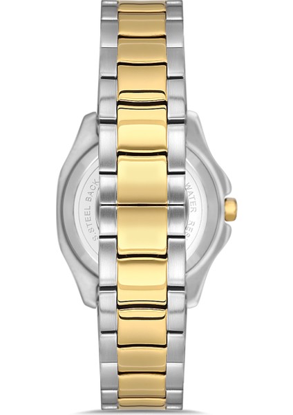 FL43008A-D6 Quartz Çelik Altın/gri Yeşil Kadran 31 mm Kadın Kol Saati modelleri