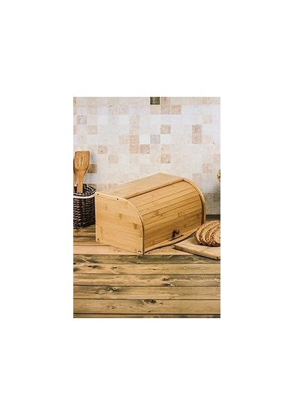 Lüks Panjur Kapaklı Büyük Ekmek Dolabı, Ekmek Kutusu Ekmek Dolabı, Ekmek Sepeti