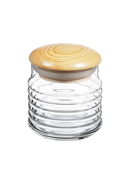 Babylon Ahşap Kapaklı Kavanoz 665 cc