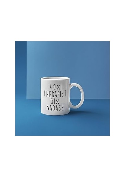 Print Dore Terapist Psikolog Bardağı, Terapist Kupası, Terapist Kahve Bardağı,ingilizce Terapist He