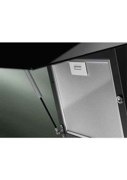 -LFV436K 60 cm Siyah Cam Duvar Tipi Ankastre Davlumbaz