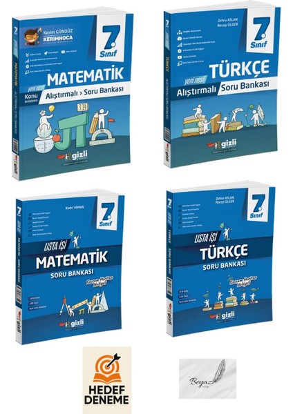 Gizli 7.sınıf Alıştırmalı Matematik Türkçe Usta Işi Matematik Türkçe Soru Bankası Zihin Deneme