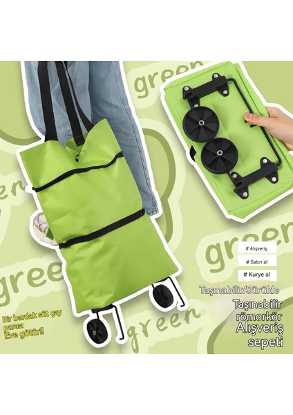 Alışveriş Arabası Katlanır Alışveriş Sepeti (Yurt Dışından) indirimleri