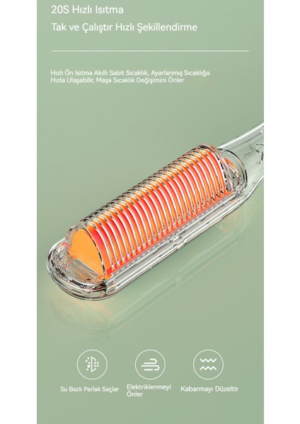 Düz Saç Tarak Negatif Iyon Saça Zarar Vermez (Yurt Dışından) modelleri