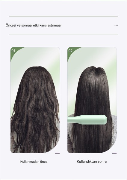 Düz Saç Tarak Negatif Iyon Saça Zarar Vermez (Yurt Dışından) fırsatları