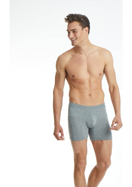 9313 ERKEK SİLVER GRİ BOXER