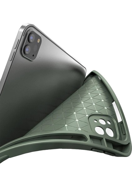 iPad 10.2 (7.nesil) Kılıf Tablet Focus Silikon - Siyah modelleri